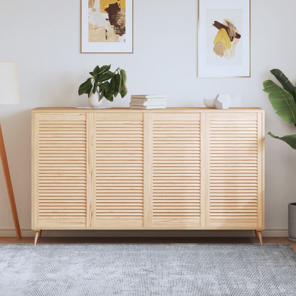 vidaXL skabsl&aring;ger 4 stk. 99,3x49,4 cm lameldesign massivt fyrretr&aelig;