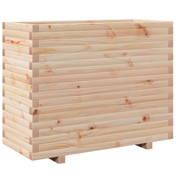 vidaXL plantekasse 90x40x72,5 cm massivt fyrretr&aelig;