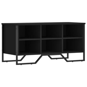 vidaXL skoreol 90x38x45,5 cm konstrueret tr&aelig; sort