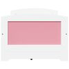vidaXL daybed med 5 skuffer uden madras IRUN hvid og lyserød 90x200 cm