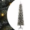 vidaXL Kunstigt juletr&aelig; med stativ Gr&oslash;n 210 cm PVC og plastik og st&aring;l