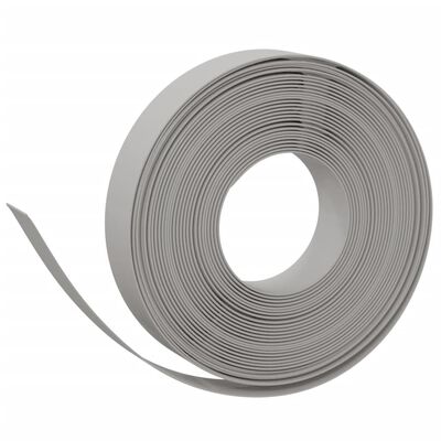 vidaXL græskant 10 m 10 cm polyethylen grå