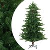 vidaXL Kunstigt juletr&aelig; 120 cm PVC og metal Gr&oslash;n