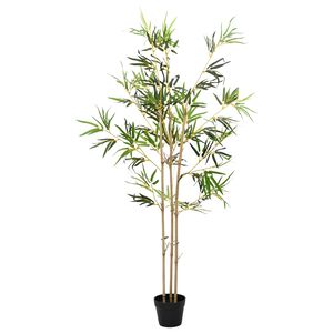 vidaXL Kunstig Bambus Tr&aelig; Gr&oslash;n 55 x 16 x 150 cm Stof og Bambus