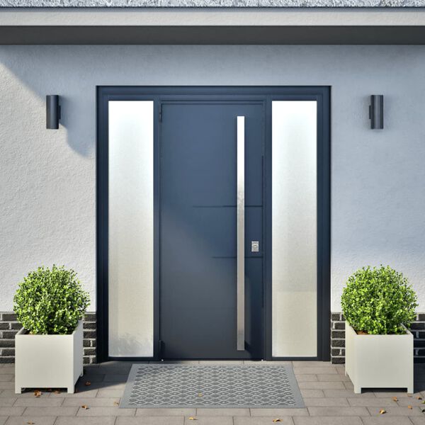 vidaXL plantekrukker 2 stk. 40x40x40 cm stål hvid