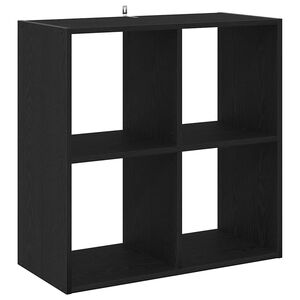 vidaXL Bogreol Sort eg 68.5 x 32 x 68.5 cm