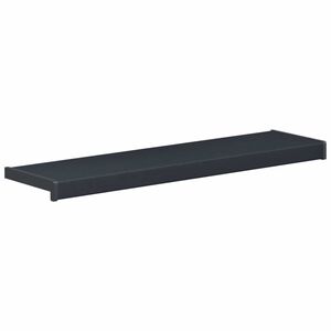 vidaXL Vindueskarm Anthracit med tr&aelig;struktur 60 x 25 x 4,5 cm PVC