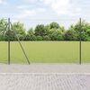 vidaXL Hegnsp&aelig;l Gr&aring; 25 x 1,5 m (50 mm mesh) St&aring;l