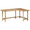 vidaXL skrivebord 165x110x75 cm massivt mangotr&aelig;