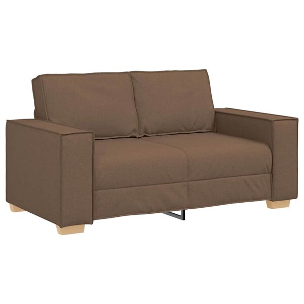 vidaXL 2-personers sofa brun 120 cm stof