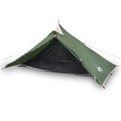 vidaXL 1-personers campingtelt vandtæt grøn