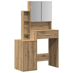 vidaXL Kl&aelig;deskab Artisan Egetr&aelig; 80 x 35 x 132 cm Konstrueret tr&aelig;