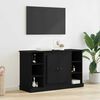 vidaXL Sideboard Sort eg 100 x 35,5 x 60 cm Konstrueret tr&aelig;