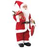 vidaXL Julemandsfigur R&oslash;d 46 cm Polyester