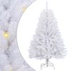vidaXL Kunstigt juletr&aelig; 150 LED'er PVC og St&aring;l Hvid