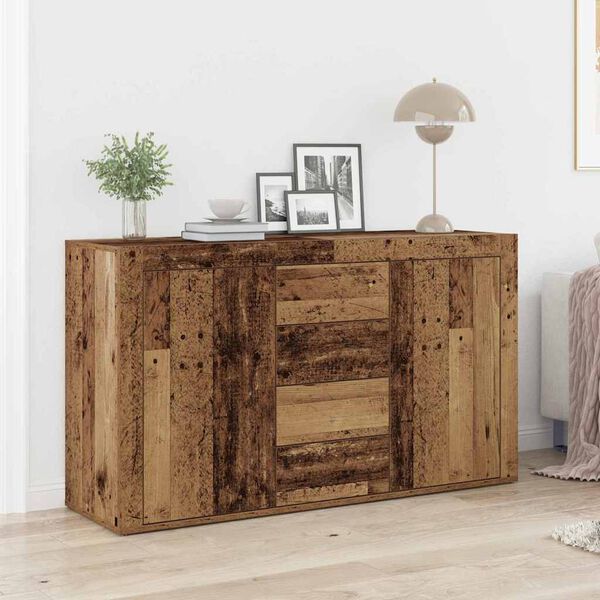 vidaXL Sideboard Gammelt tr&aelig; 120 x 36 x 69 cm Konstrueret tr&aelig;