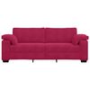 vidaXL 3-personers sofa 220x77x82 cm fl&oslash;jl vinr&oslash;d