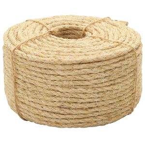 vidaXL reb 100 % sisal 6 mm 100 m