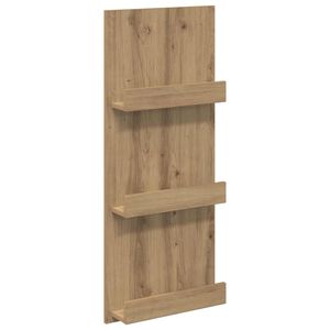 vidaXL Magasin Rack Artisan Egetr&aelig; 51 x 11 x 102 cm Konstrueret tr&aelig;