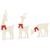 vidaXL juledekoration rensdyr 3 stk 90 LED'er varm hvid