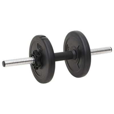 vidaXL vægtstang og håndvægt med skiver 60 kg