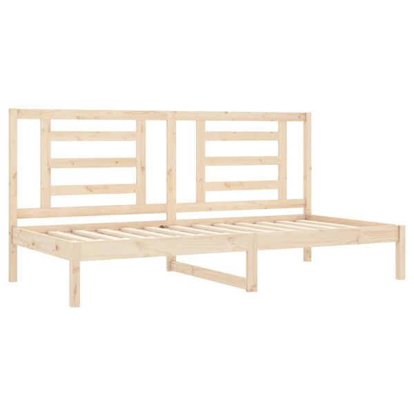 vidaXL daybed uden madras 90x200 cm massivt fyrretræ