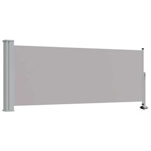 vidaXL sammenrullelig sidemarkise til terrassen 100x300 cm gr&aring;