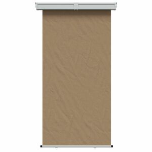 vidaXL Balkon Sidesk&aelig;rm 100% polyester jern st&aring;l