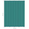 vidaXL Tagpanel 12 pcs Gr&oslash;n 60 x 45 cm Galvaniseret st&aring;l