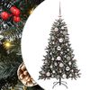 vidaXL Kunstigt juletr&aelig; med stativ Gr&oslash;n 120 cm PVC og plastik og st&aring;l