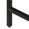 vidaXL konsolbord 110x55x75 cm massivt ru mangotr&aelig; og jern