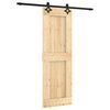 vidaXL Skyded&oslash;r 70 x 210 cm Massivt Fyrretr&aelig; (Ubehandlet)