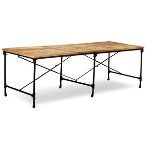 vidaXL spisebord massivt mangotr&aelig; 240 cm