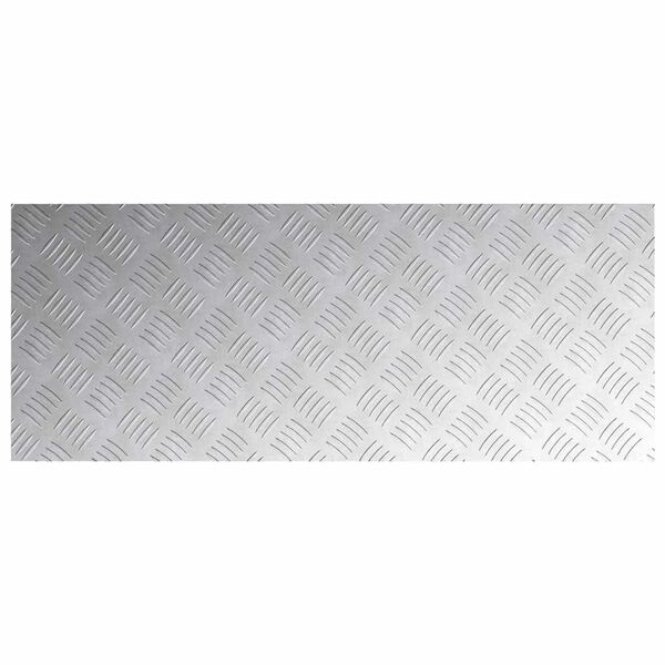 vidaXL Trappe Tread Rektangul&aelig;r 2 pcs S&oslash;lv 100 x 40 cm Aluminium