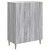 vidaXL Sideboard Gr&aring; sonoma-eg 66 x 34,5 x 90 cm Konstrueret tr&aelig;