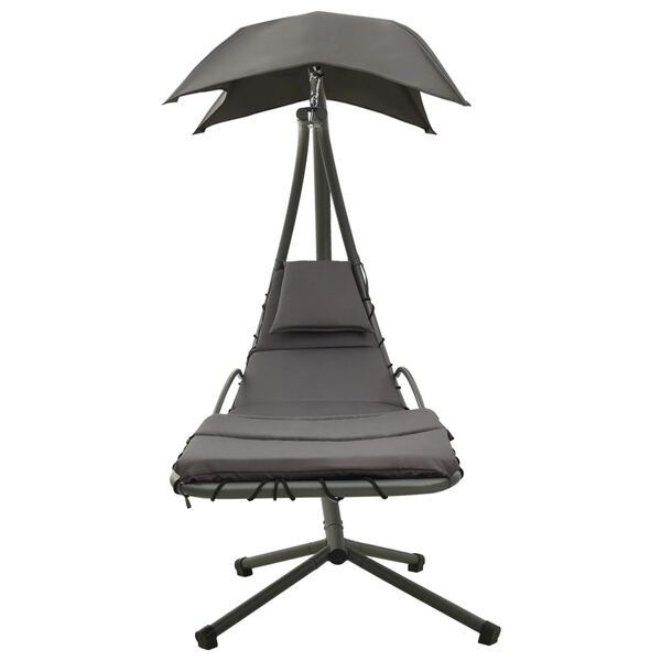 vidaXL havegyngestol 190x90x200 cm stof gr&aring;