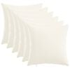 vidaXL Kastpude 6 stk. HEERLEN Hvid 30 x 30 cm Stof