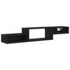 vidaXL V&aelig;gh&aelig;ngt TV Skab V&aelig;gmonteret Sort eg 150 x 28 x 26 cm