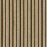 Noordwand tapet Botanica Wooden Slats brun og egetræsfarve