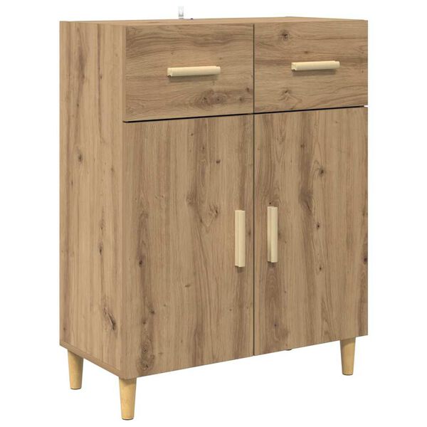 vidaXL Sideboard artisan eg 34 x 69.5 x 89 cm Konstrueret træ