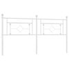 vidaXL udskiftningsgavl 180 cm metal hvid