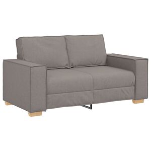 vidaXL 2-personers sofa taupe 160x78x84 cm stof