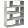 vidaXL bogreol 100x33x125,5 cm konstrueret tr&aelig; betongr&aring;