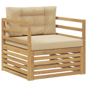 vidaXL Udend&oslash;rs sofa Hvid og Beige
