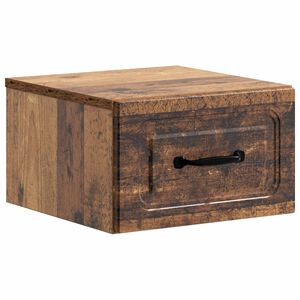 vidaXL V&aelig;gh&aelig;ngt Natbord Gammelt tr&aelig; 34,5 x 33 x 20 cm Konstrueret tr&aelig;