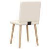 vidaXL spisebordsstole 2 stk. linned