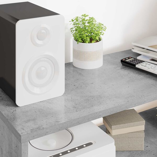 vidaXL TV-skab Beton Gr&aring; 100 x 30 x 40 cm Konstrueret tr&aelig;