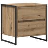 vidaXL Sengebord Artisan eg 50 x 39,5 x 50 cm Konstrueret tr&aelig;
