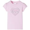 T-shirt til b&oslash;rn str. 104 lyser&oslash;d