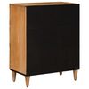 vidaXL Sideboard Naturfarvet 60 x 33 x 75 cm Massivt mangotr&aelig;